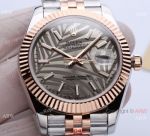 Swiss Quality Replica Rolex Datejust 41 Citizen watch Gray Palm motif_th.jpg